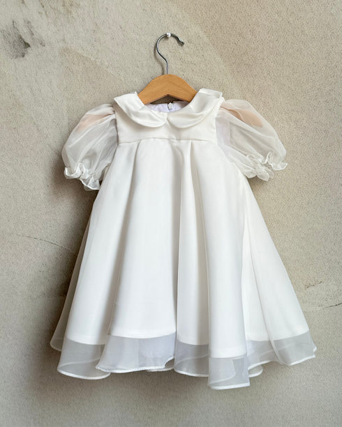VESTIDO DE CEREMONIA CON VELO
